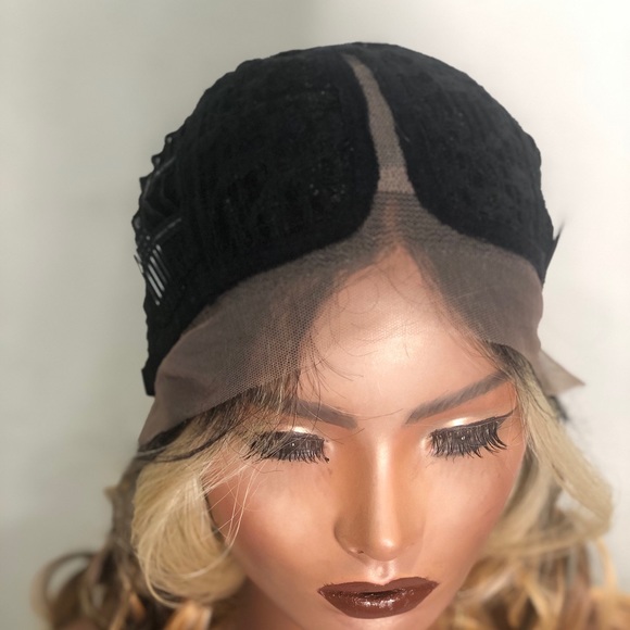 KERRI| LONG BLONDE BLEND OMBRÉ LACE FRONT WIG